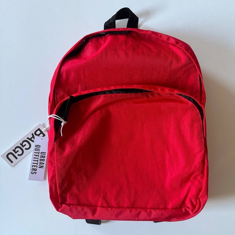 BAGGU Urban Outfitters Large Red Nylon Backpack